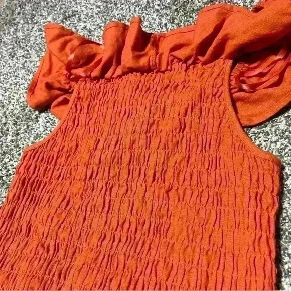 Monteau Los Angeles Crop Top, M, Burnt Orange NWT - Picture 10 of 10